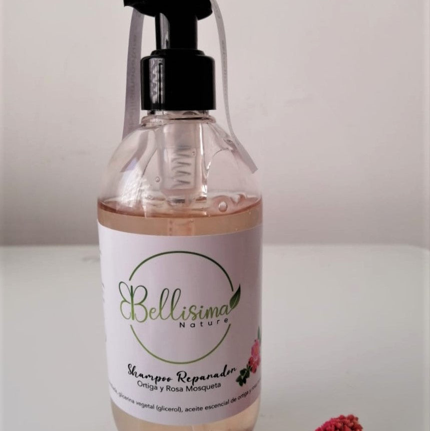 Shampoo Ortiga y Rosa Mosqueta